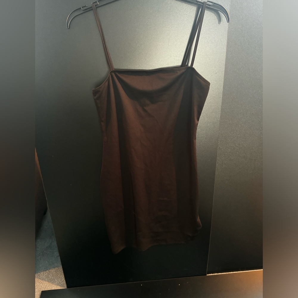 Black mini dress